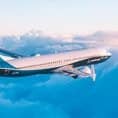 Photograph of a plane in the sky to Cancun