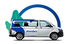 Puerto Morelos Taxi Service White passenger van designated for Cancun Airport Transportation Taxi